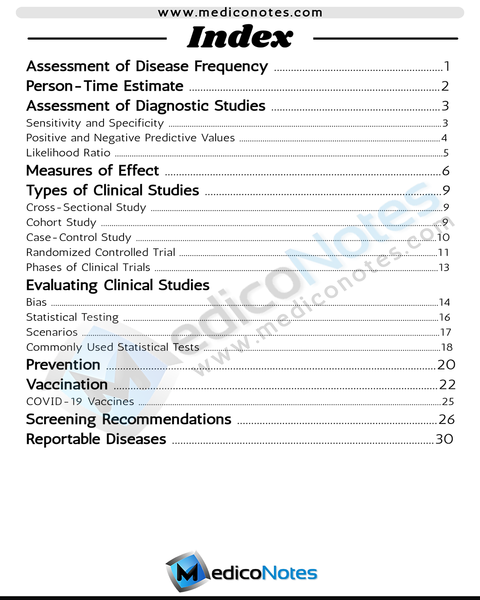 Epidemiology USMLE Step 2 CK Book