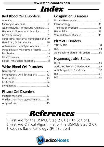 Hematology USMLE Step 2 CK Book